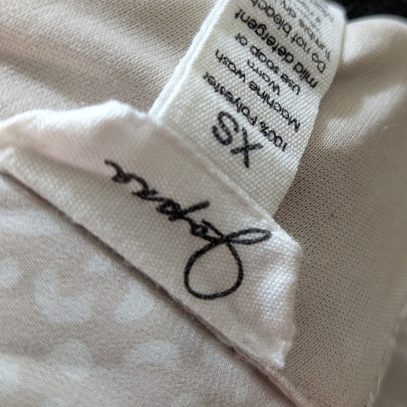 Japna Leopard Print Dress Layers Tie Women's XS - Picture 4 of 8